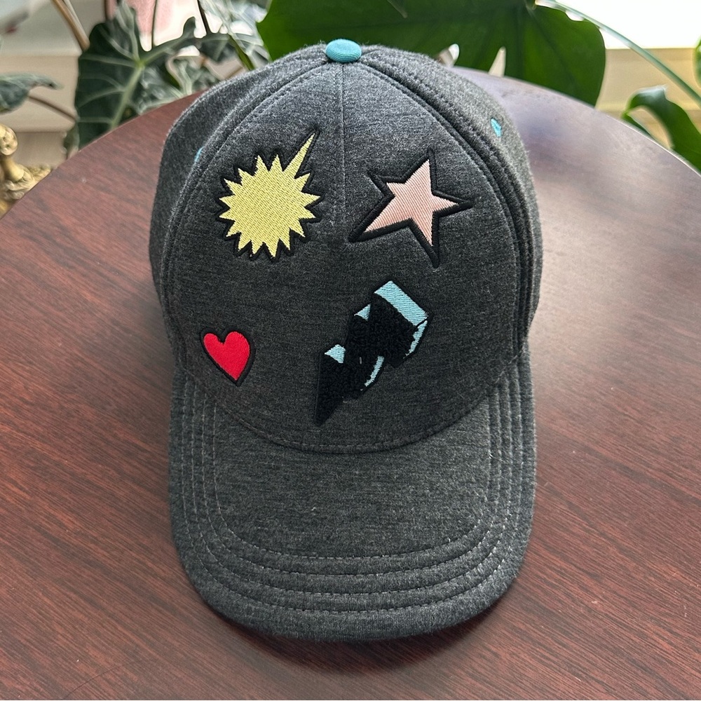 🧢Diesel New York Gray Cap with Colorful Patches